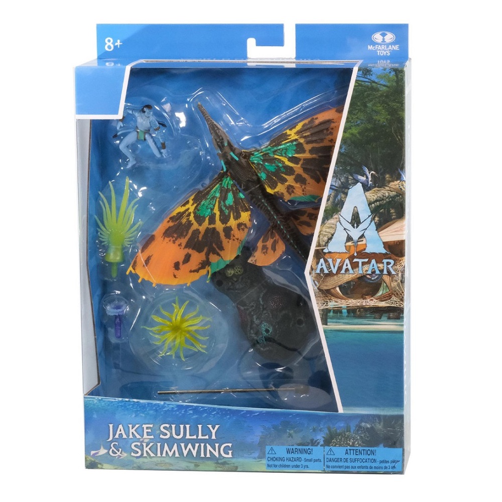 McFarlane Toys Disney Avatar Jake Sully and Skimwing Action Figure New